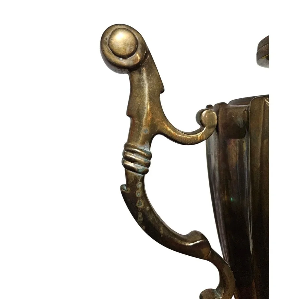 Vintage Chapman Hollywood Regency Brass Trophy Urn Table Lamp Neoclassical MCM